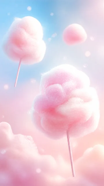 梦幻棉花糖手机壁纸