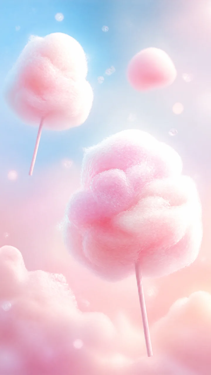 梦幻棉花糖手机壁纸