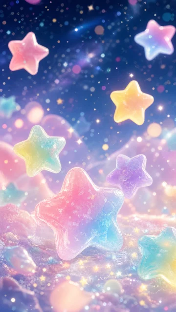 梦幻星星糖手机壁纸