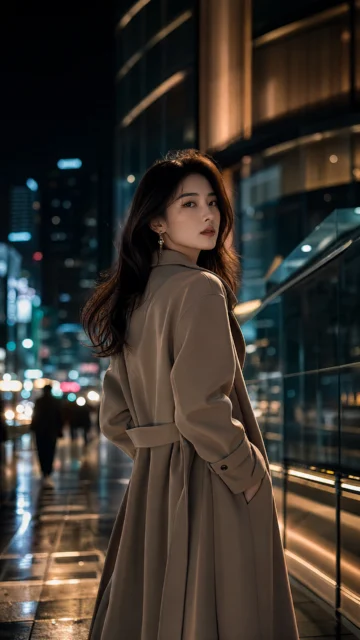 都市优雅美人手机壁纸