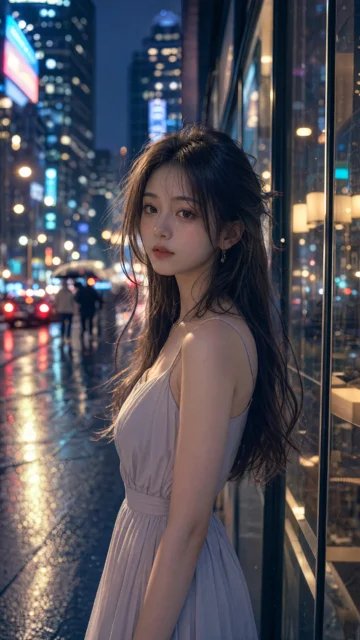 梦幻都市女孩手机壁纸