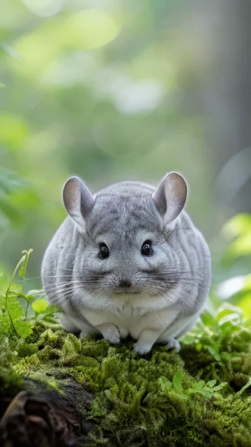 可爱写实龙猫手机壁纸