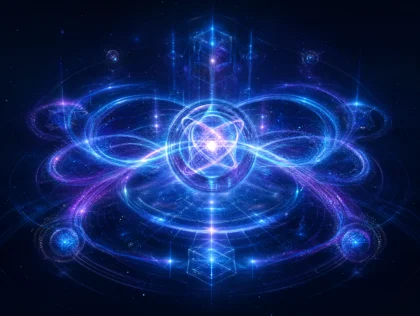 量子光效未来科技平板壁纸