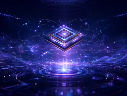 量子计算未来芯片平板壁纸