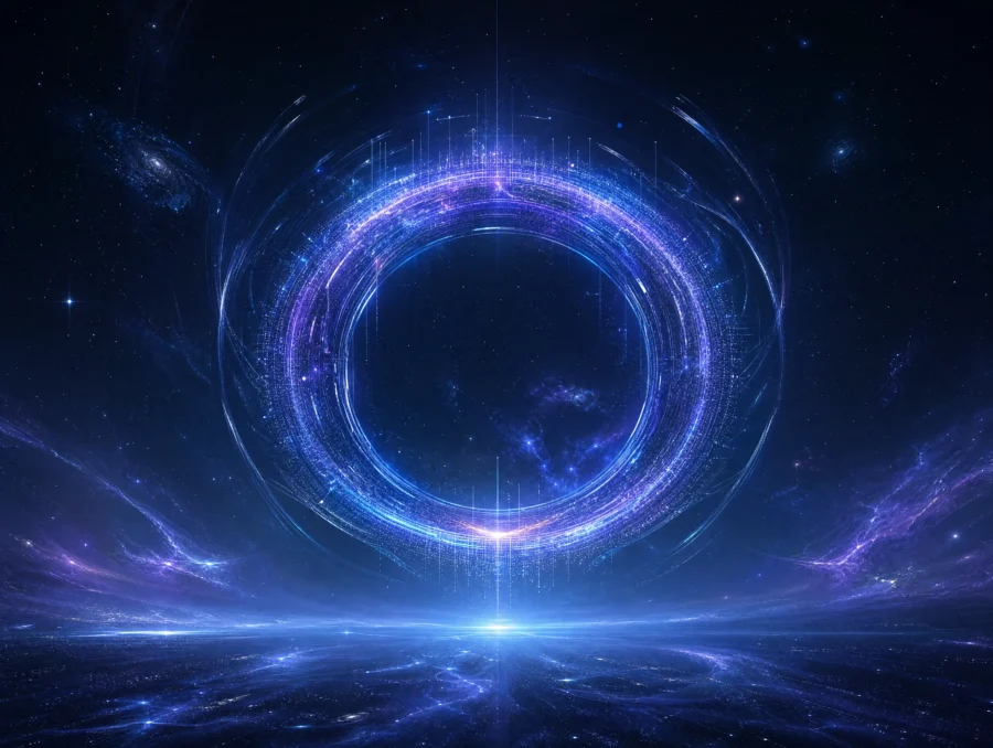 数字光环未来科技平板壁纸