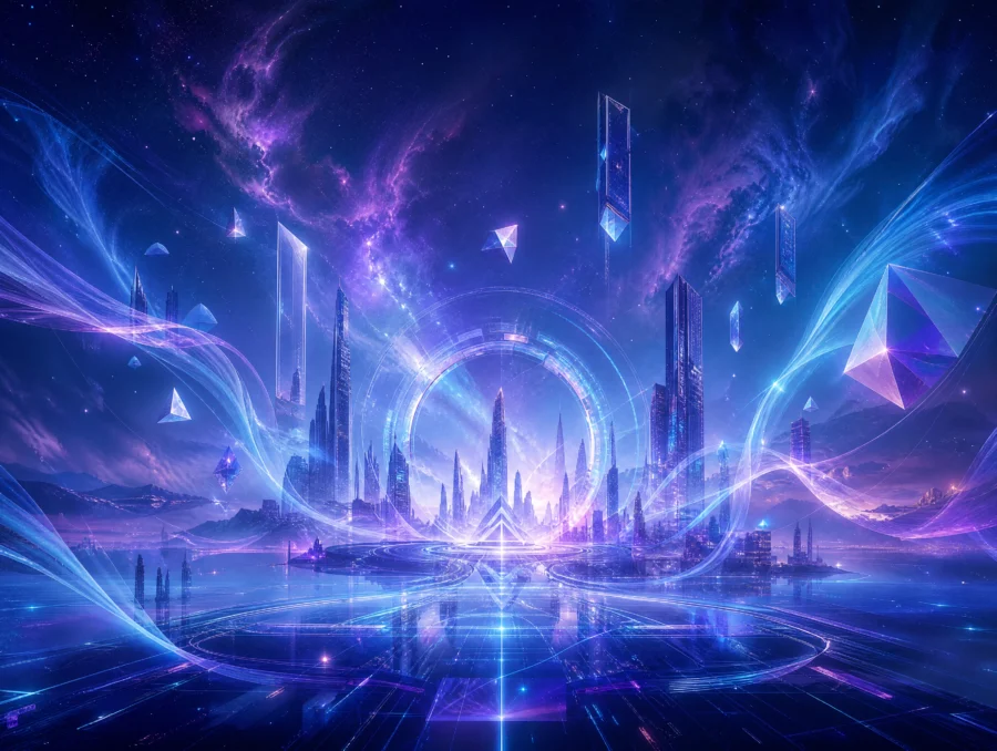 科技幻境平板壁纸