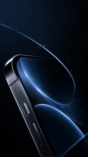 iphone16 未来钛金属光影手机壁纸