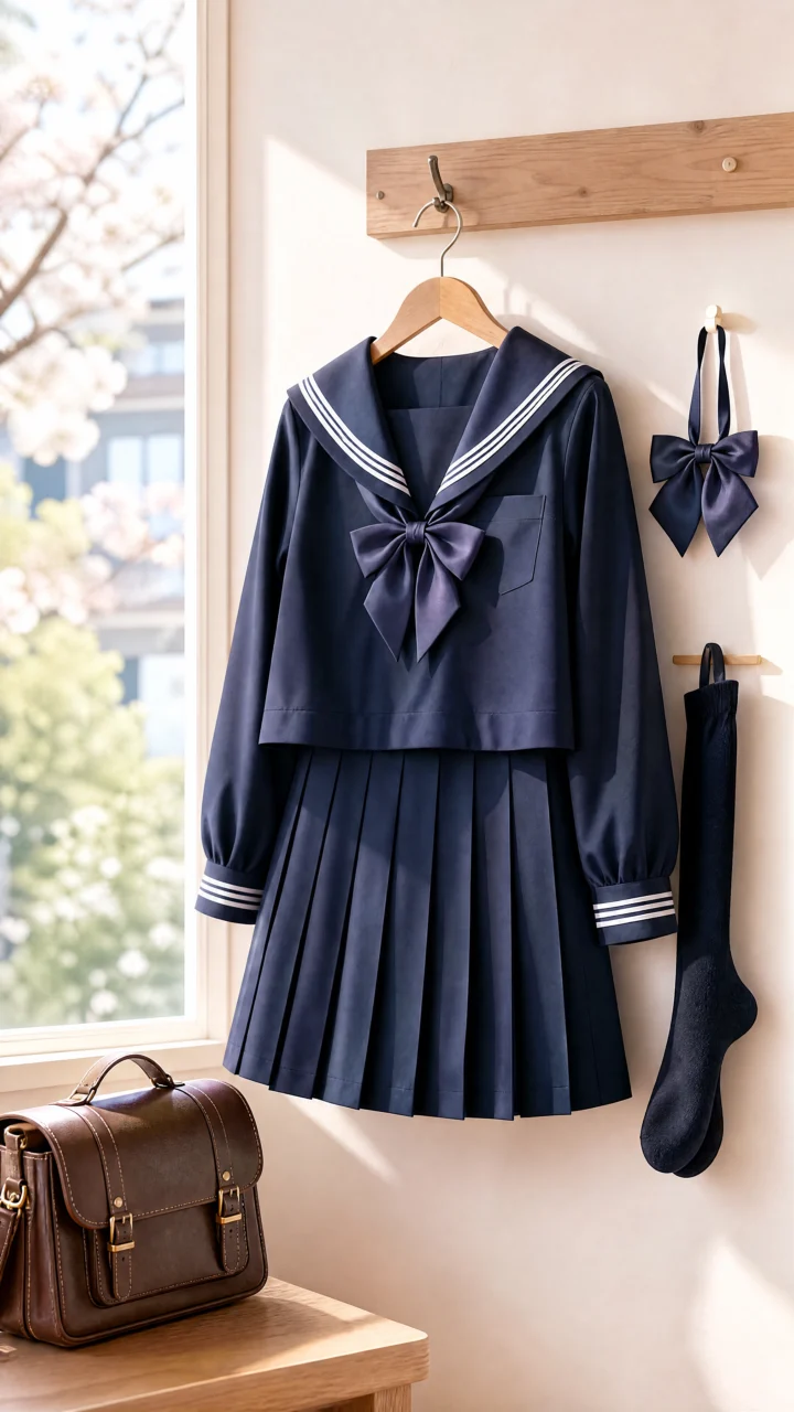 清新JK制服手机壁纸