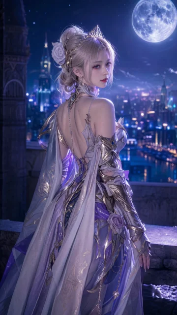霓光幻境 Cosplay 手机壁纸