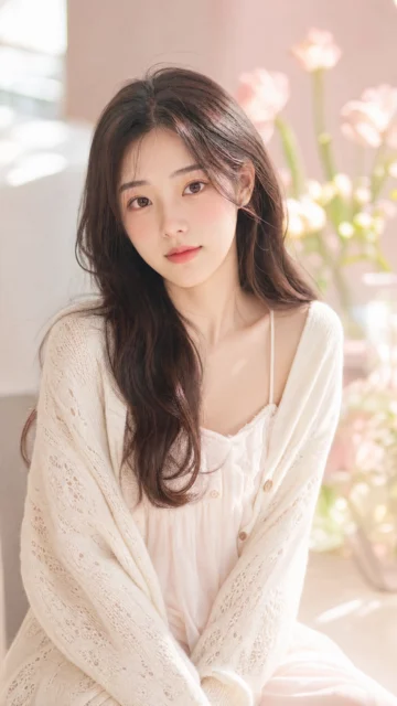 乖乖女友温柔系手机壁纸