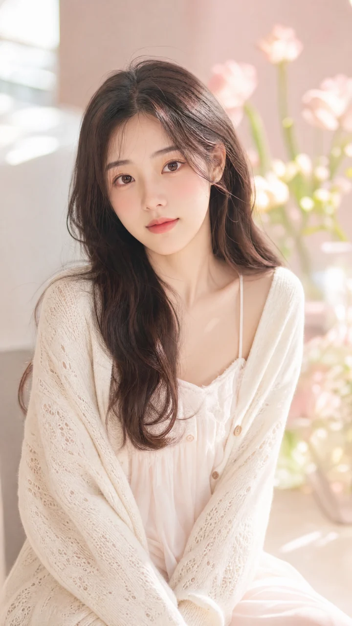 乖乖女友温柔系手机壁纸