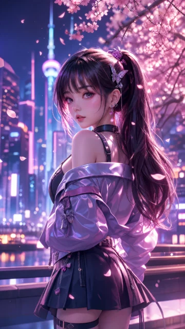 梦幻霓虹3D动漫手机壁纸