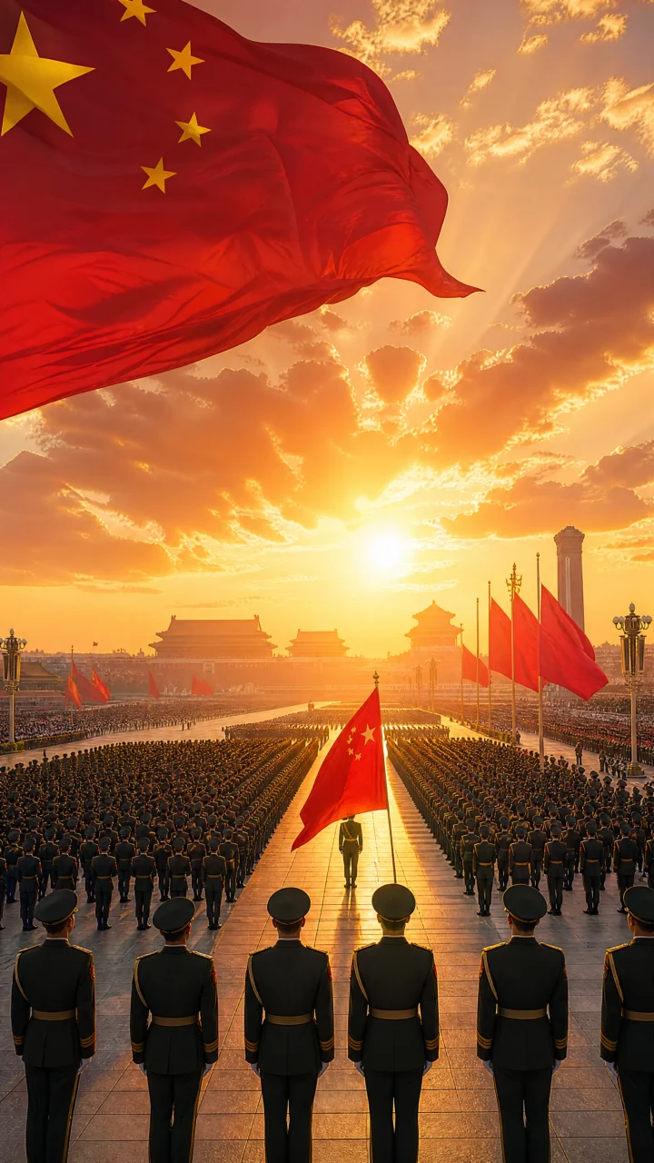 93阅兵庄严纪念手机壁纸