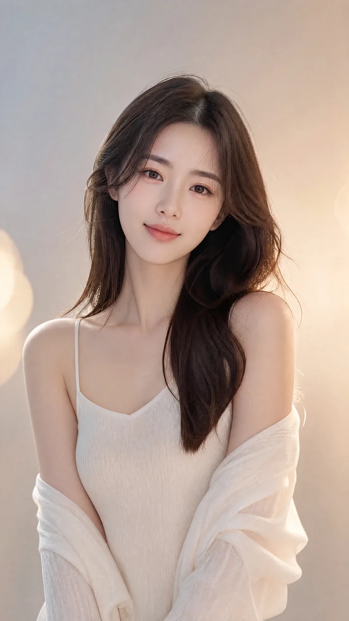 清新优雅美女手机壁纸