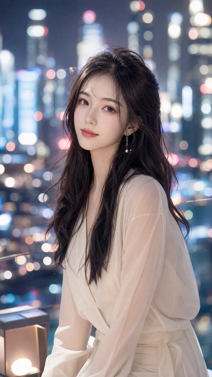 清新都市美女手机壁纸