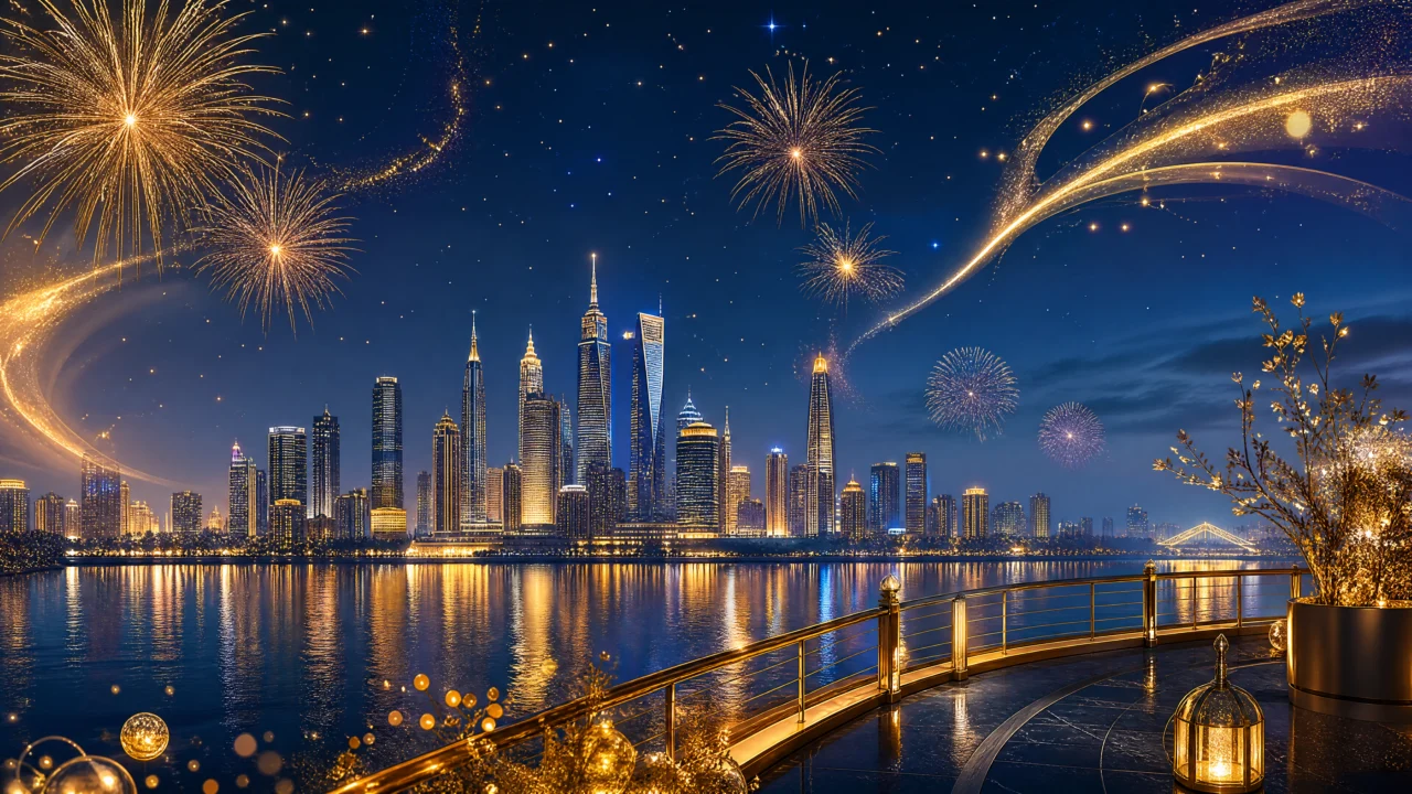 2026新年璀璨烟花桌面壁纸