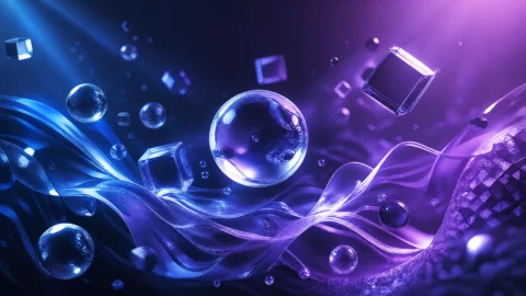 炫彩立体空间 3D效果桌面壁纸