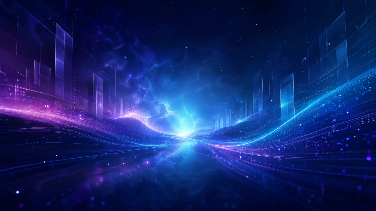 未来数字星云桌面壁纸