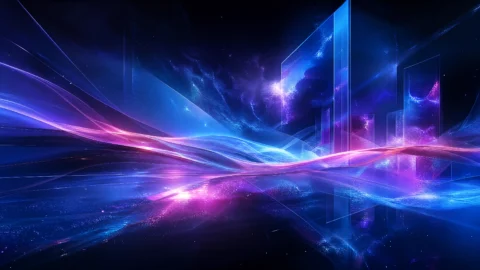 未来光域桌面壁纸