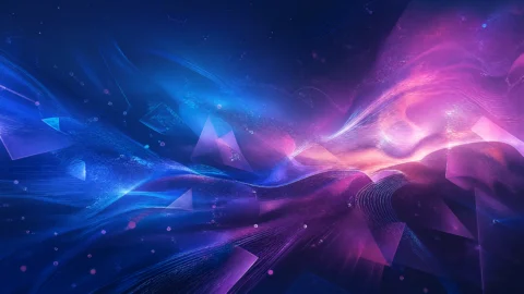 幻彩数字画布桌面壁纸