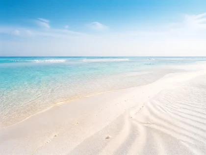 白沙海岸平板壁纸