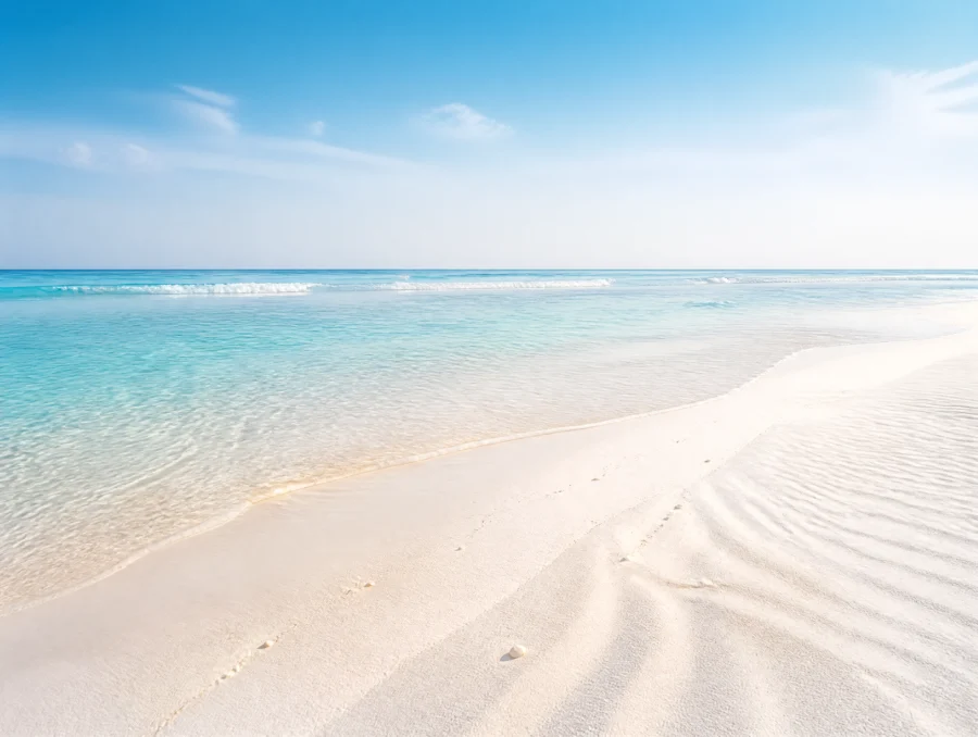 白沙海岸平板壁纸