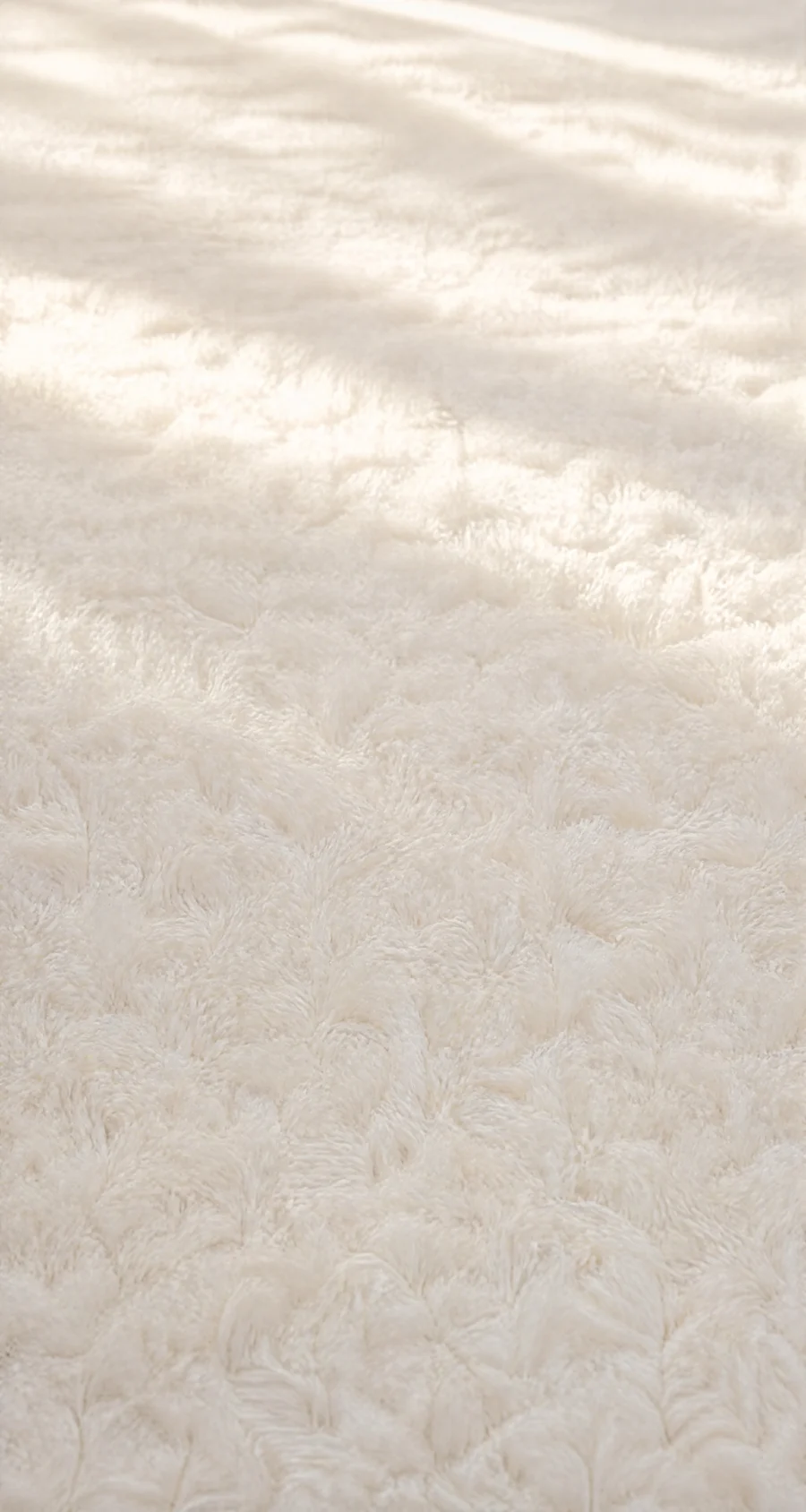 柔和白色地毯极简纹理平板壁纸