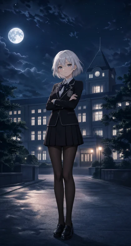 白银御行月夜学生会壁纸