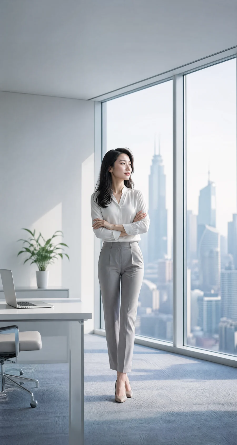 都市白领职场平板壁纸