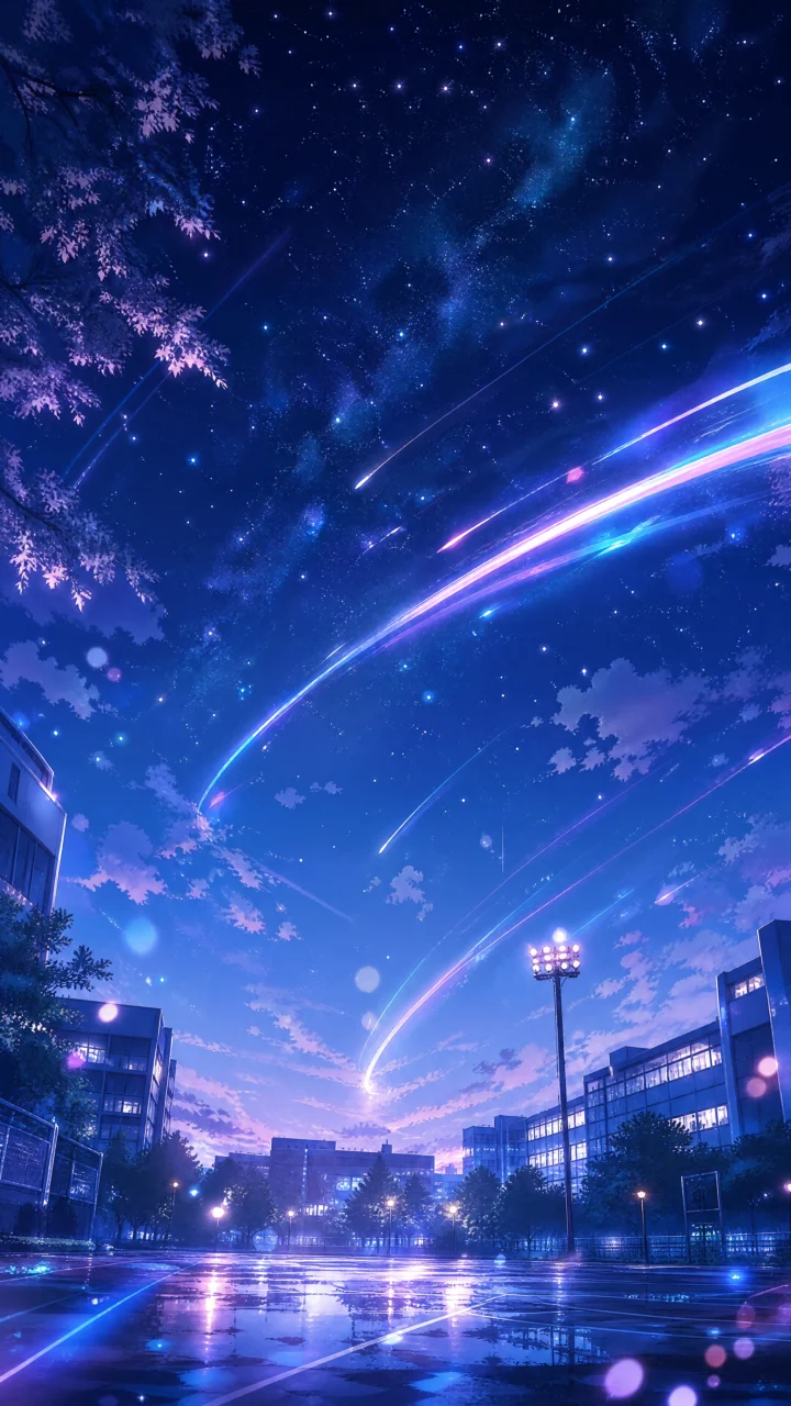 青春弹幕梦幻手机壁纸
