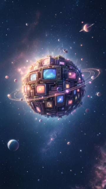 小电视星球手机壁纸