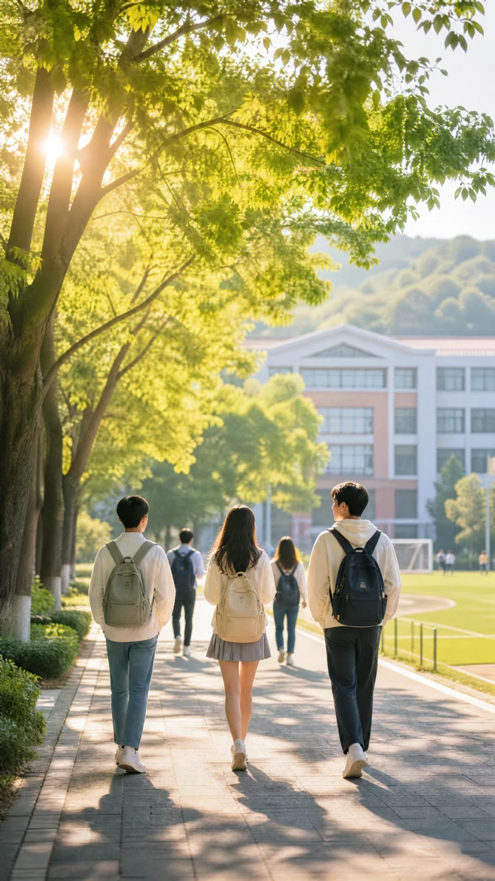 青春校园阳光手机壁纸