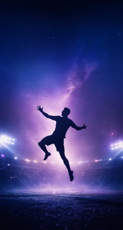 Ronaldo Silhouette 运动剪影平板壁纸