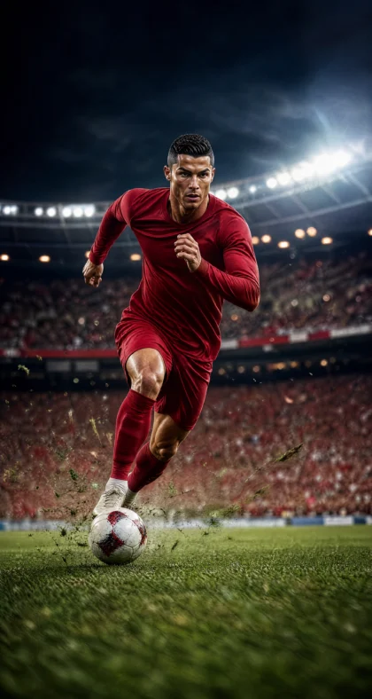 Ronaldo Football 动感球场平板壁纸