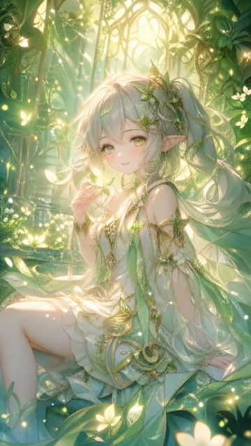 纳西妲梦境森林手机壁纸