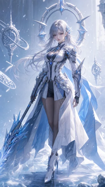 Bronya 冰蓝机械少女手机壁纸