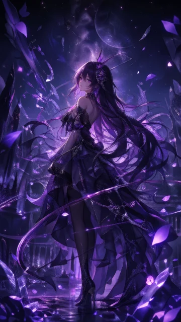 Seele 暗紫幻想手机壁纸