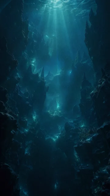 深渊幽光手机壁纸