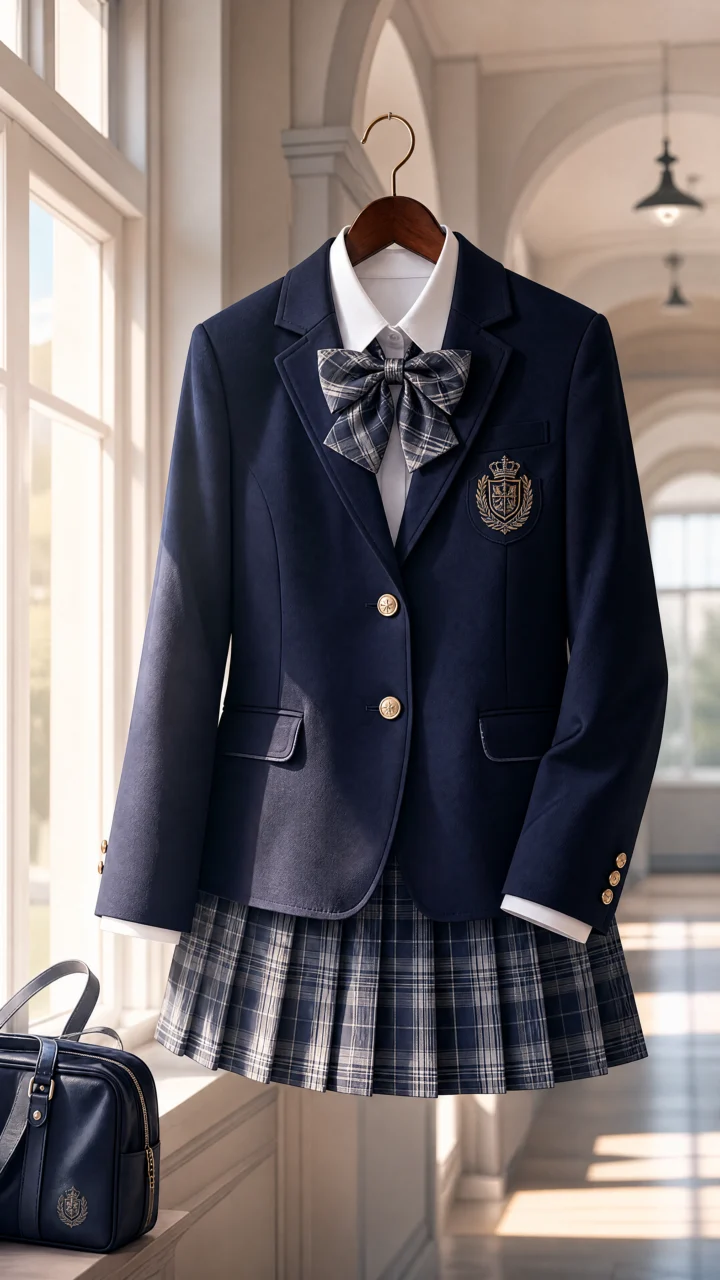 学院风西装制服手机壁纸