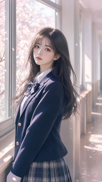 学院风西装制服手机壁纸
