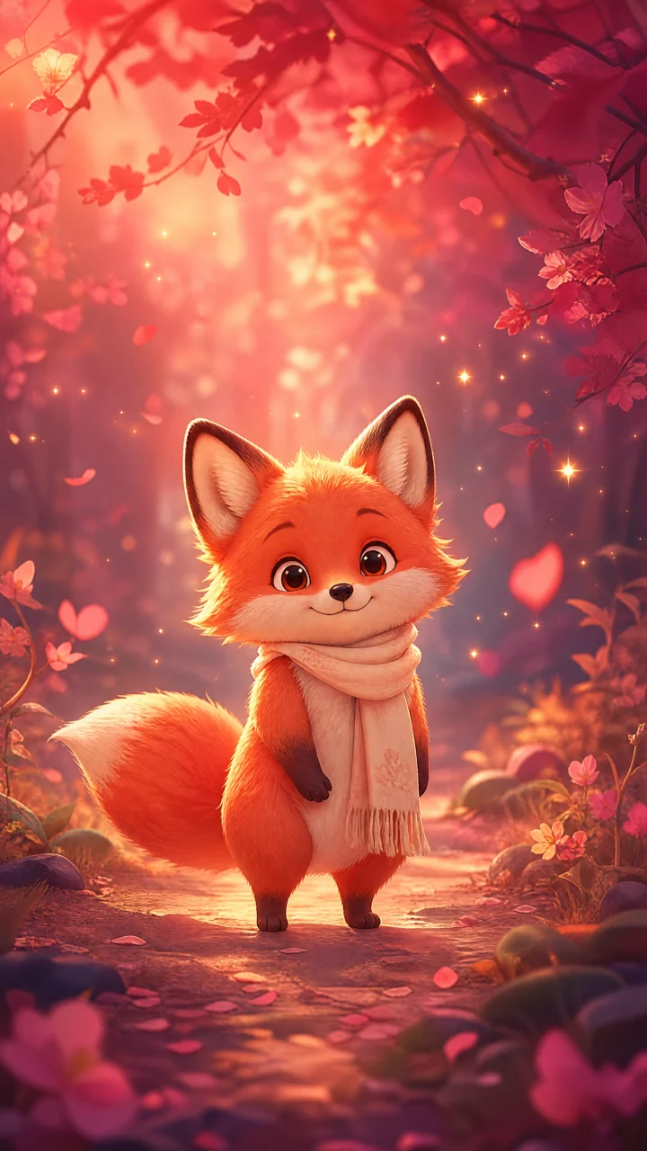 阿狸插画梦幻手机壁纸