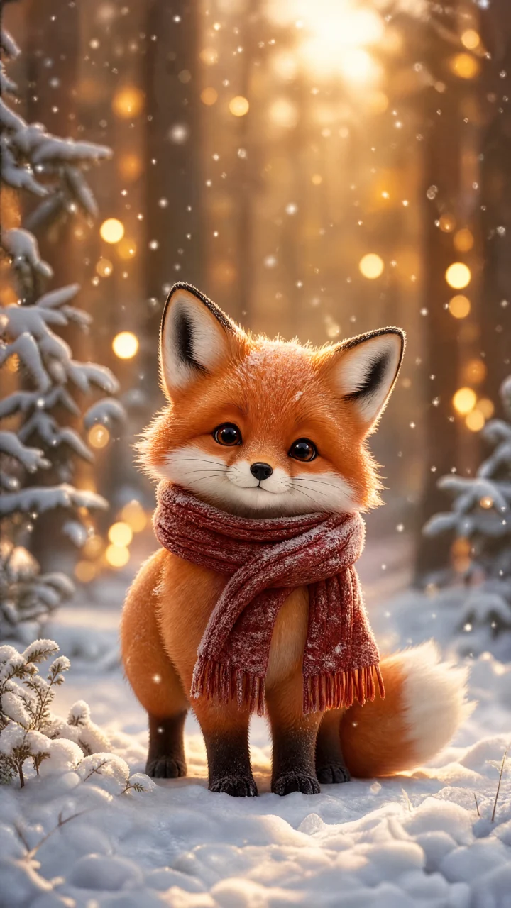 阿狸冬日暖雪手机壁纸