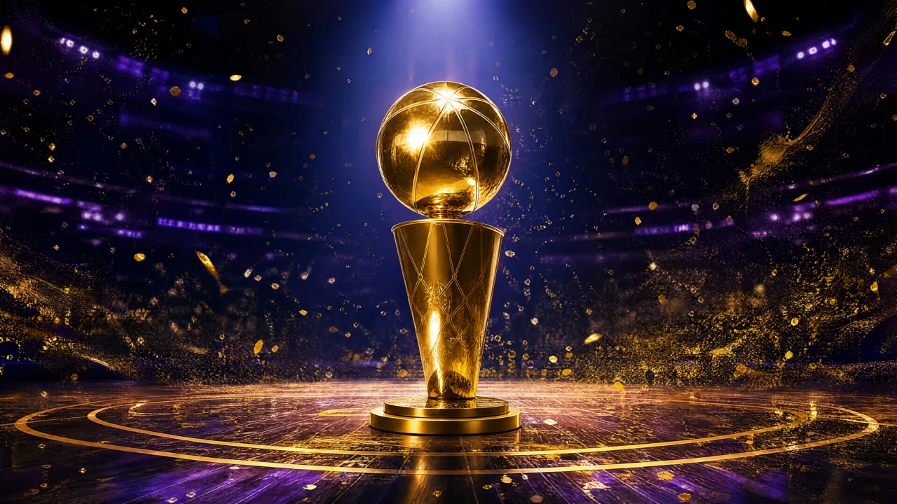 NBA冠军荣耀奖杯桌面壁纸