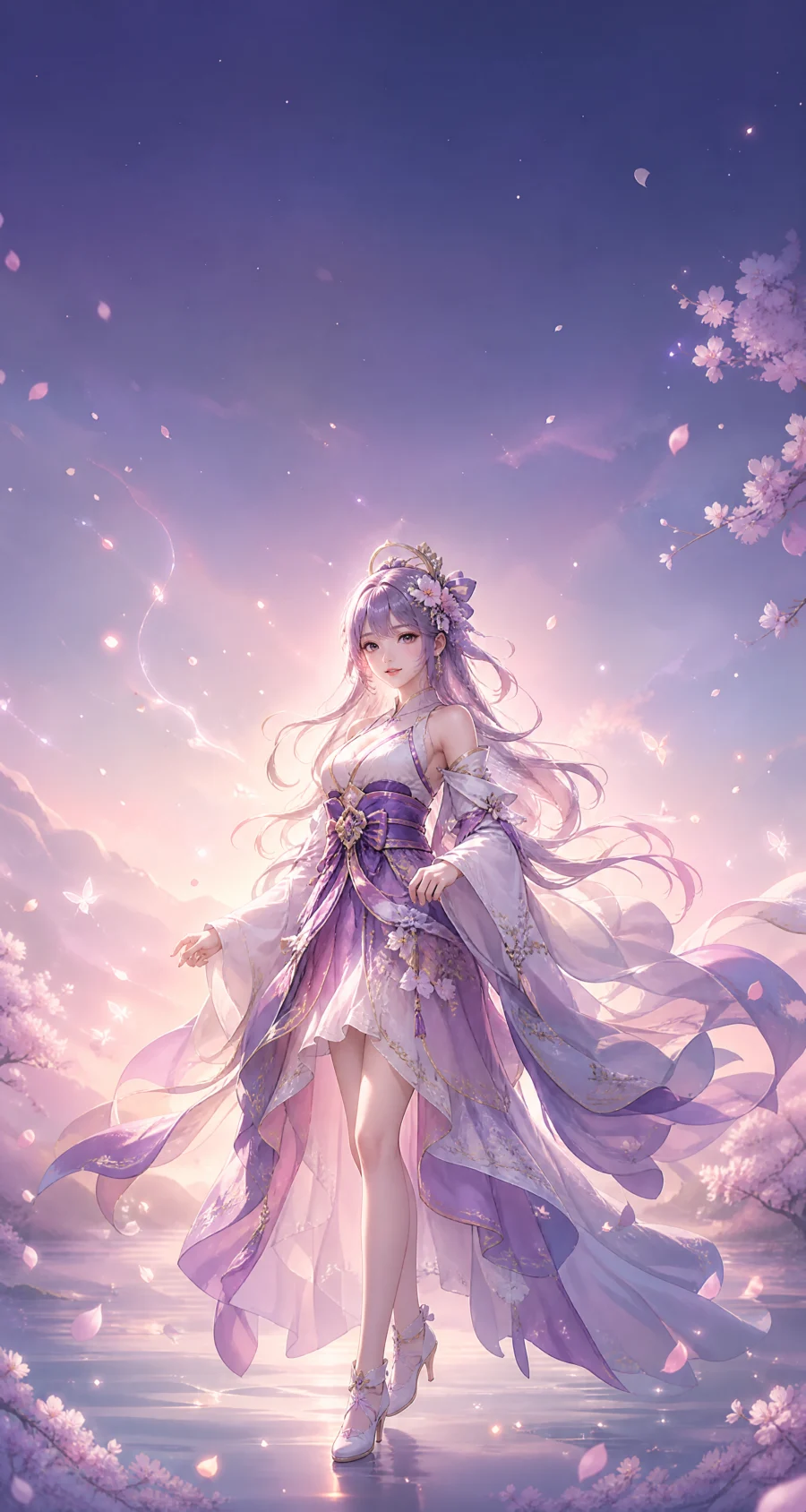 梦幻动漫角色装扮平板壁纸