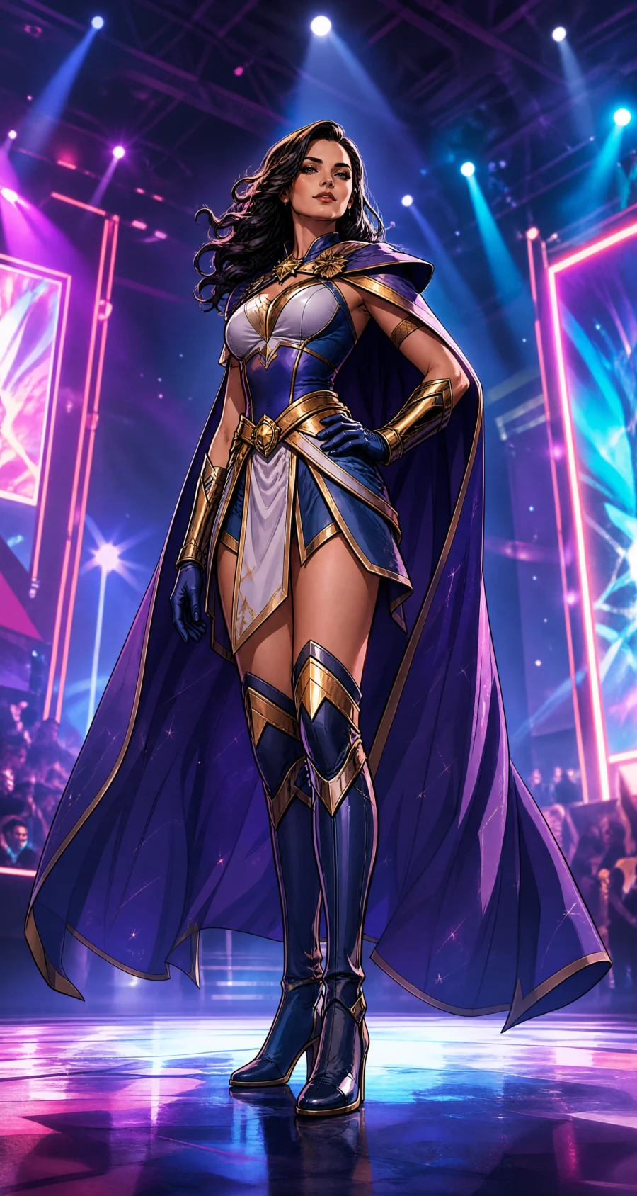 漫画风Cosplay平板壁纸