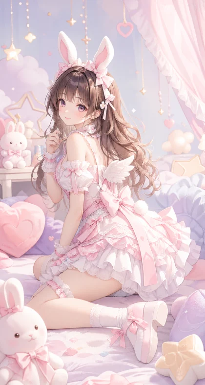 可爱Cosplay梦幻平板壁纸