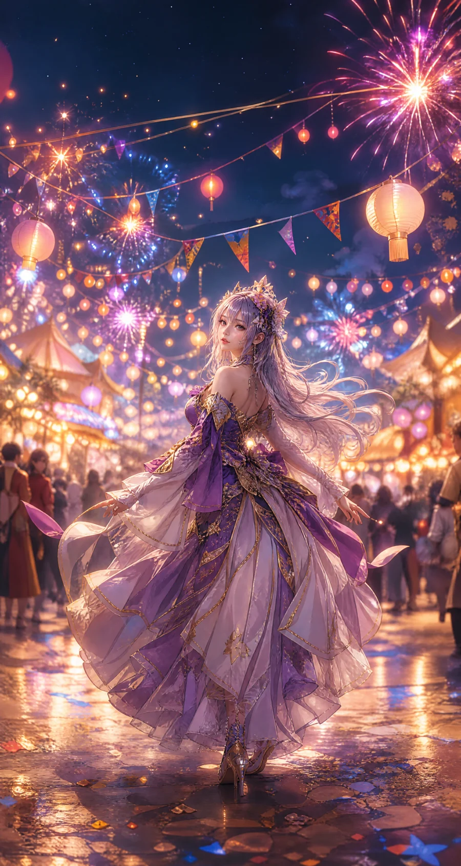 节日Cosplay梦幻平板壁纸