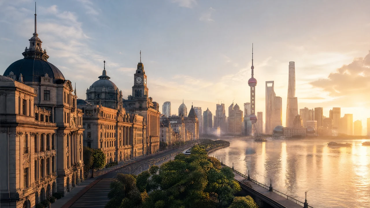 历史外滩晨光桌面壁纸