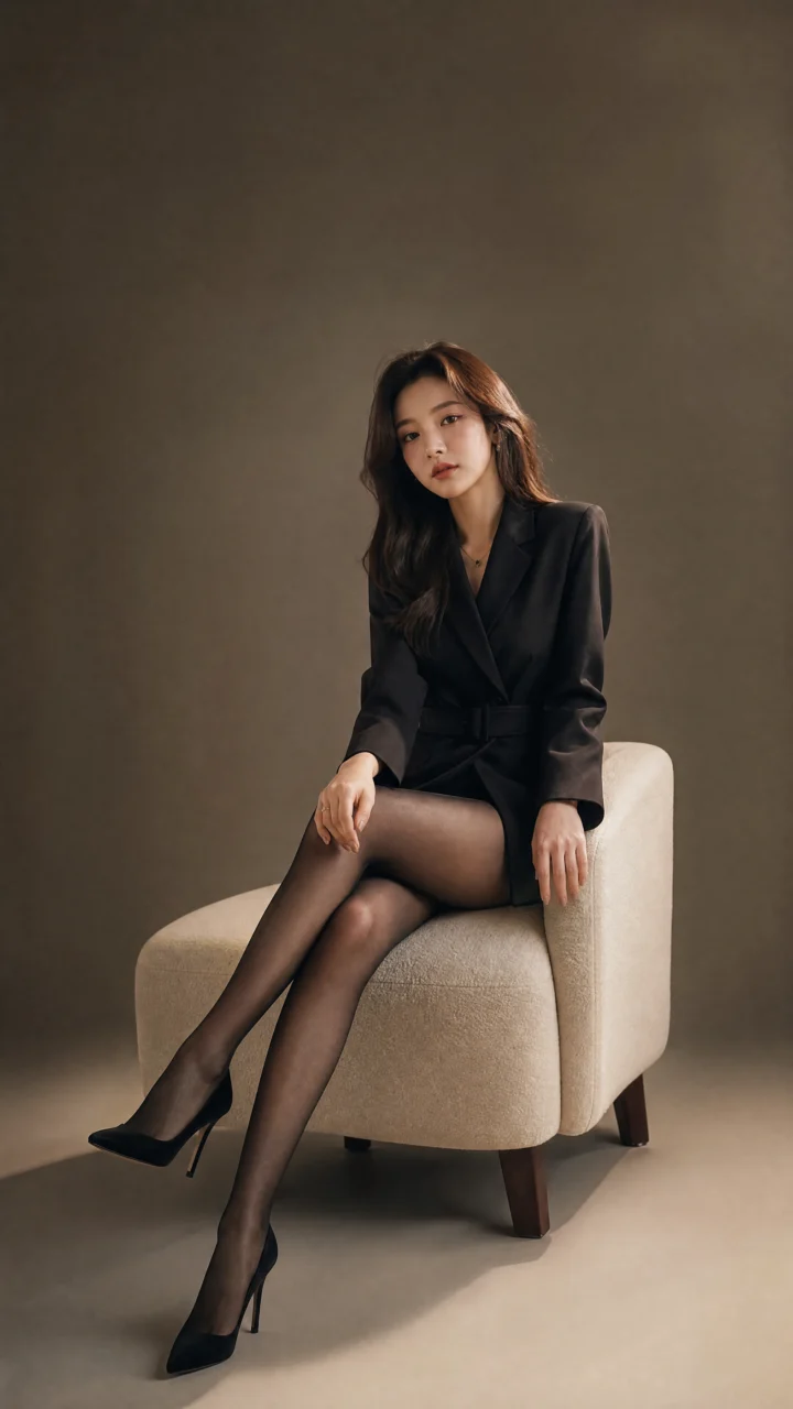 优雅丝袜美照手机壁纸