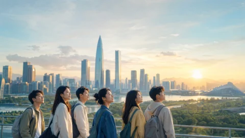 中国青年晨光时代桌面壁纸